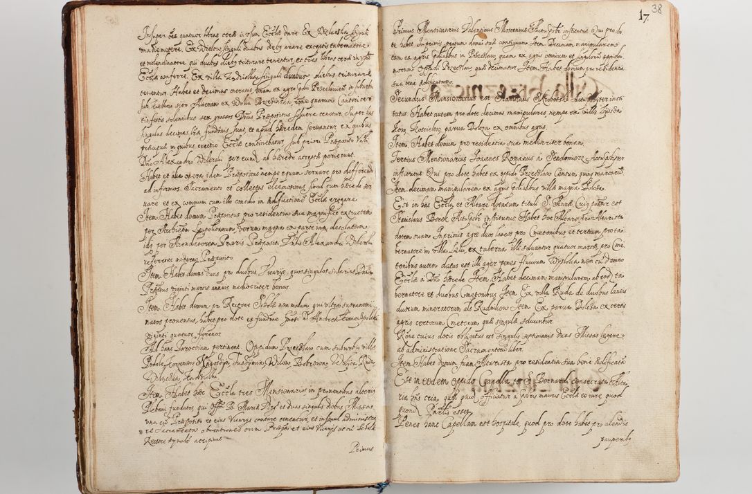 Zdjęcie nr 45 dla obiektu archiwalnego: Compendium actorum visitationis exterioris ecclesiarum existentium in et sub decanatu Pilsnensi, Mielecensi, Ropczicensi, Biecensi, Jaslensi et Żmigrodensi, ad archidiaconatum Sandecensem pertinentium, per R. D. Christophorum Kazimirski, praepositum Tarnoviensem mandato Illustrissimi et Reverendissimi Domini Georgii S. R. E. Cardinalis praesbiteri Radziwiłł nuncupati, episcopatus Cracoviensis administratoris perpetui, in Olyka et Nieswierz ducis a. D. 1595 factae