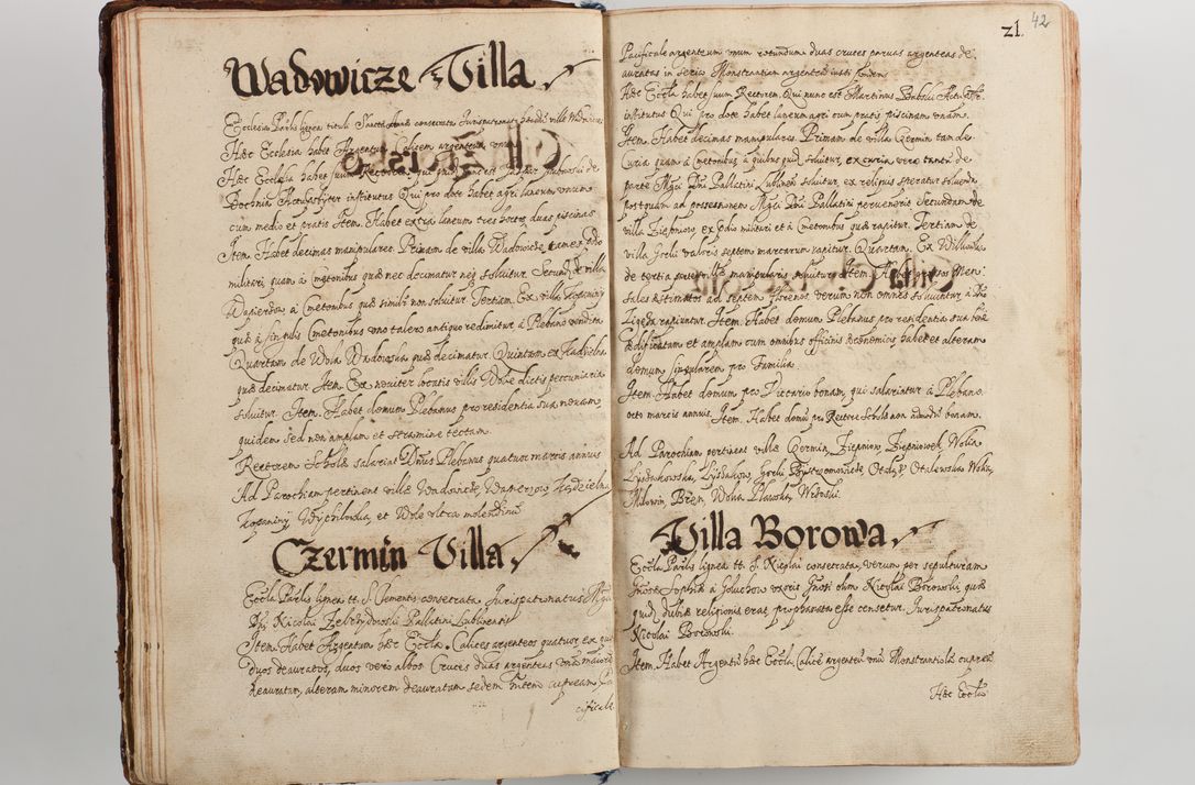 Zdjęcie nr 49 dla obiektu archiwalnego: Compendium actorum visitationis exterioris ecclesiarum existentium in et sub decanatu Pilsnensi, Mielecensi, Ropczicensi, Biecensi, Jaslensi et Żmigrodensi, ad archidiaconatum Sandecensem pertinentium, per R. D. Christophorum Kazimirski, praepositum Tarnoviensem mandato Illustrissimi et Reverendissimi Domini Georgii S. R. E. Cardinalis praesbiteri Radziwiłł nuncupati, episcopatus Cracoviensis administratoris perpetui, in Olyka et Nieswierz ducis a. D. 1595 factae