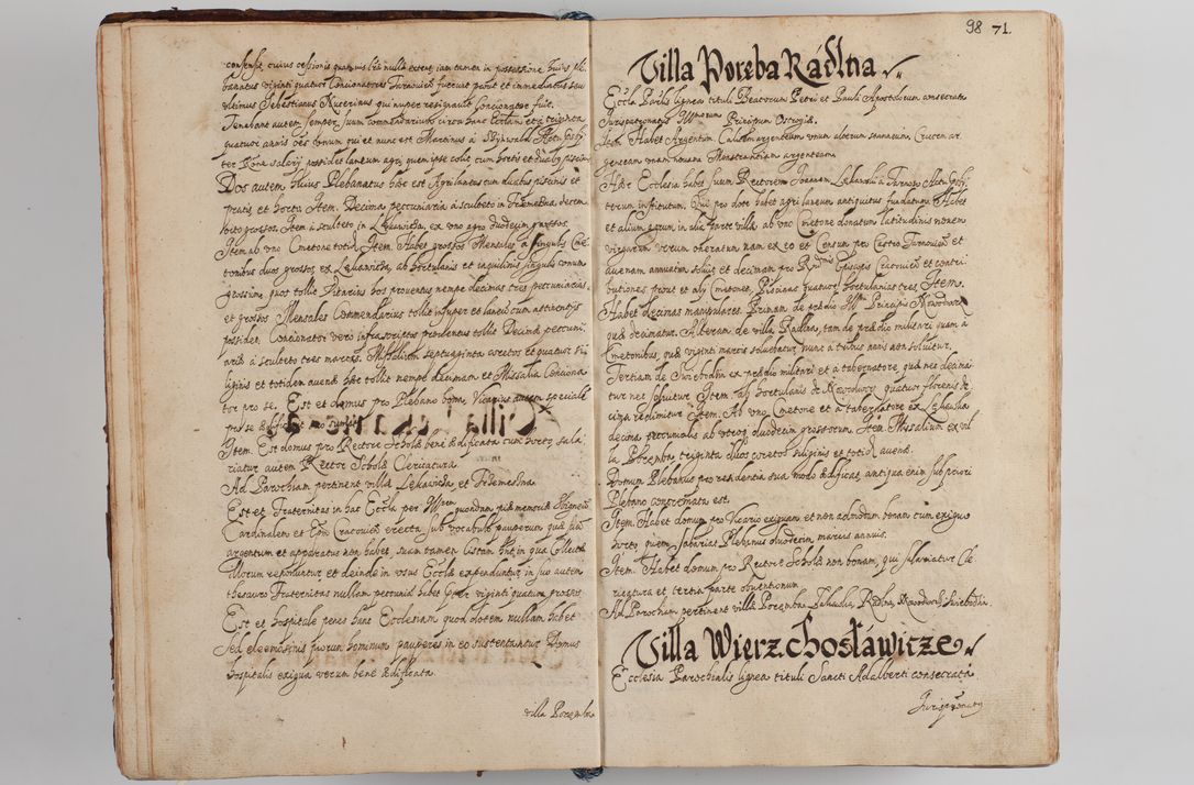 Zdjęcie nr 105 dla obiektu archiwalnego: Compendium actorum visitationis exterioris ecclesiarum existentium in et sub decanatu Pilsnensi, Mielecensi, Ropczicensi, Biecensi, Jaslensi et Żmigrodensi, ad archidiaconatum Sandecensem pertinentium, per R. D. Christophorum Kazimirski, praepositum Tarnoviensem mandato Illustrissimi et Reverendissimi Domini Georgii S. R. E. Cardinalis praesbiteri Radziwiłł nuncupati, episcopatus Cracoviensis administratoris perpetui, in Olyka et Nieswierz ducis a. D. 1595 factae