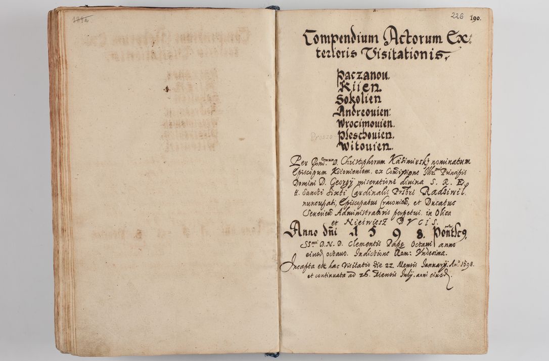 Zdjęcie nr 237 dla obiektu archiwalnego: Compendium actorum visitationis exterioris ecclesiarum existentium in et sub decanatu Pilsnensi, Mielecensi, Ropczicensi, Biecensi, Jaslensi et Żmigrodensi, ad archidiaconatum Sandecensem pertinentium, per R. D. Christophorum Kazimirski, praepositum Tarnoviensem mandato Illustrissimi et Reverendissimi Domini Georgii S. R. E. Cardinalis praesbiteri Radziwiłł nuncupati, episcopatus Cracoviensis administratoris perpetui, in Olyka et Nieswierz ducis a. D. 1595 factae