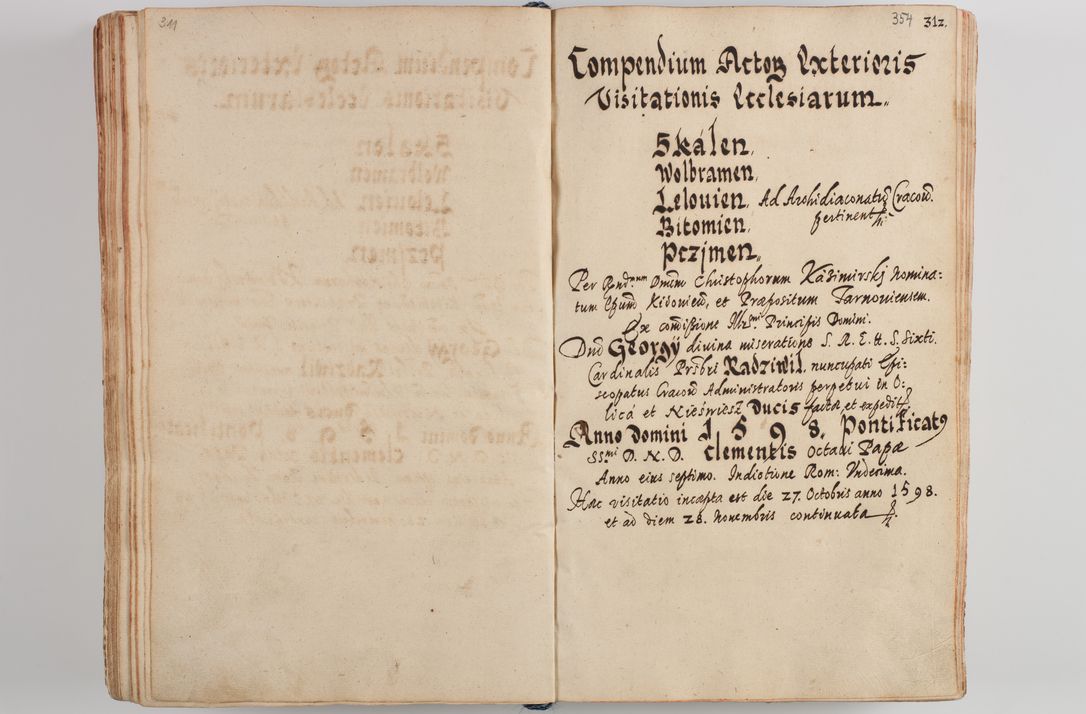 Zdjęcie nr 368 dla obiektu archiwalnego: Compendium actorum visitationis exterioris ecclesiarum existentium in et sub decanatu Pilsnensi, Mielecensi, Ropczicensi, Biecensi, Jaslensi et Żmigrodensi, ad archidiaconatum Sandecensem pertinentium, per R. D. Christophorum Kazimirski, praepositum Tarnoviensem mandato Illustrissimi et Reverendissimi Domini Georgii S. R. E. Cardinalis praesbiteri Radziwiłł nuncupati, episcopatus Cracoviensis administratoris perpetui, in Olyka et Nieswierz ducis a. D. 1595 factae