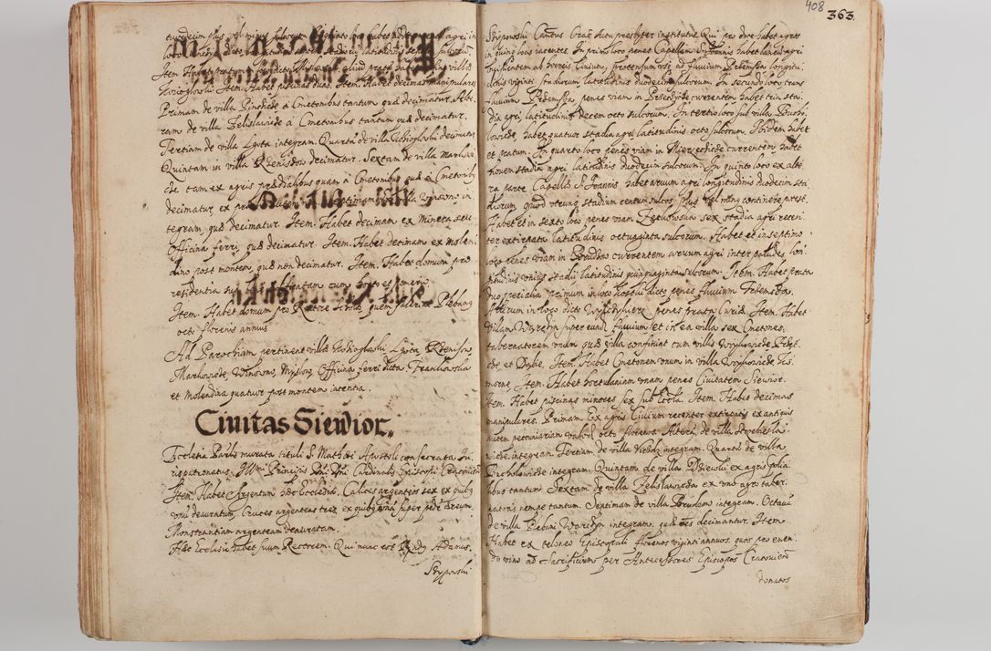 Zdjęcie nr 424 dla obiektu archiwalnego: Compendium actorum visitationis exterioris ecclesiarum existentium in et sub decanatu Pilsnensi, Mielecensi, Ropczicensi, Biecensi, Jaslensi et Żmigrodensi, ad archidiaconatum Sandecensem pertinentium, per R. D. Christophorum Kazimirski, praepositum Tarnoviensem mandato Illustrissimi et Reverendissimi Domini Georgii S. R. E. Cardinalis praesbiteri Radziwiłł nuncupati, episcopatus Cracoviensis administratoris perpetui, in Olyka et Nieswierz ducis a. D. 1595 factae