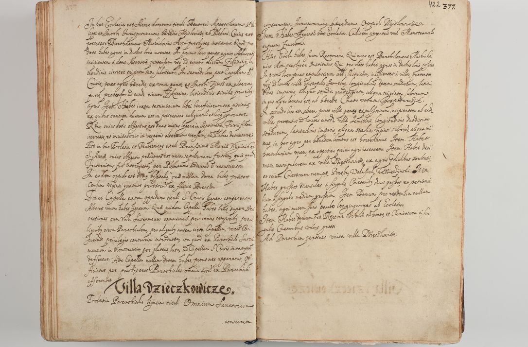 Zdjęcie nr 438 dla obiektu archiwalnego: Compendium actorum visitationis exterioris ecclesiarum existentium in et sub decanatu Pilsnensi, Mielecensi, Ropczicensi, Biecensi, Jaslensi et Żmigrodensi, ad archidiaconatum Sandecensem pertinentium, per R. D. Christophorum Kazimirski, praepositum Tarnoviensem mandato Illustrissimi et Reverendissimi Domini Georgii S. R. E. Cardinalis praesbiteri Radziwiłł nuncupati, episcopatus Cracoviensis administratoris perpetui, in Olyka et Nieswierz ducis a. D. 1595 factae