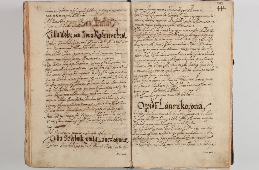 Zdjęcie nr 512 dla obiektu archiwalnego: Compendium actorum visitationis exterioris ecclesiarum existentium in et sub decanatu Pilsnensi, Mielecensi, Ropczicensi, Biecensi, Jaslensi et Żmigrodensi, ad archidiaconatum Sandecensem pertinentium, per R. D. Christophorum Kazimirski, praepositum Tarnoviensem mandato Illustrissimi et Reverendissimi Domini Georgii S. R. E. Cardinalis praesbiteri Radziwiłł nuncupati, episcopatus Cracoviensis administratoris perpetui, in Olyka et Nieswierz ducis a. D. 1595 factae