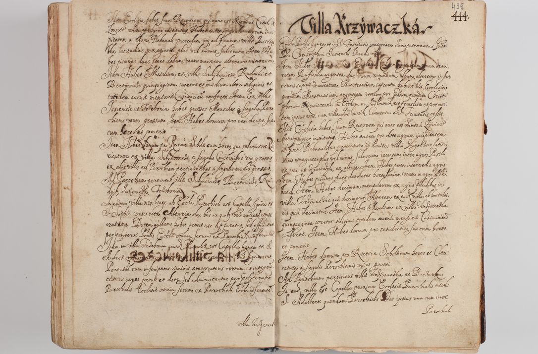 Zdjęcie nr 515 dla obiektu archiwalnego: Compendium actorum visitationis exterioris ecclesiarum existentium in et sub decanatu Pilsnensi, Mielecensi, Ropczicensi, Biecensi, Jaslensi et Żmigrodensi, ad archidiaconatum Sandecensem pertinentium, per R. D. Christophorum Kazimirski, praepositum Tarnoviensem mandato Illustrissimi et Reverendissimi Domini Georgii S. R. E. Cardinalis praesbiteri Radziwiłł nuncupati, episcopatus Cracoviensis administratoris perpetui, in Olyka et Nieswierz ducis a. D. 1595 factae