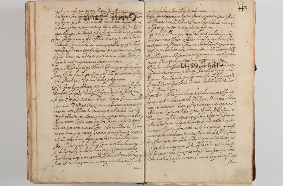 Zdjęcie nr 518 dla obiektu archiwalnego: Compendium actorum visitationis exterioris ecclesiarum existentium in et sub decanatu Pilsnensi, Mielecensi, Ropczicensi, Biecensi, Jaslensi et Żmigrodensi, ad archidiaconatum Sandecensem pertinentium, per R. D. Christophorum Kazimirski, praepositum Tarnoviensem mandato Illustrissimi et Reverendissimi Domini Georgii S. R. E. Cardinalis praesbiteri Radziwiłł nuncupati, episcopatus Cracoviensis administratoris perpetui, in Olyka et Nieswierz ducis a. D. 1595 factae