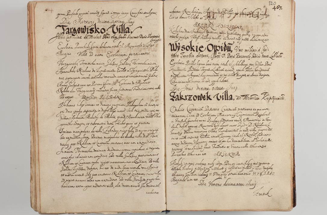 Zdjęcie nr 540 dla obiektu archiwalnego: Compendium actorum visitationis exterioris ecclesiarum existentium in et sub decanatu Pilsnensi, Mielecensi, Ropczicensi, Biecensi, Jaslensi et Żmigrodensi, ad archidiaconatum Sandecensem pertinentium, per R. D. Christophorum Kazimirski, praepositum Tarnoviensem mandato Illustrissimi et Reverendissimi Domini Georgii S. R. E. Cardinalis praesbiteri Radziwiłł nuncupati, episcopatus Cracoviensis administratoris perpetui, in Olyka et Nieswierz ducis a. D. 1595 factae