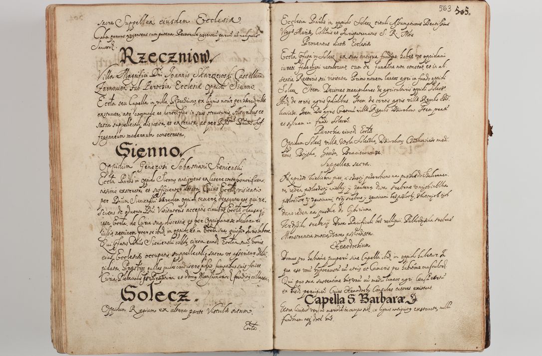 Zdjęcie nr 583 dla obiektu archiwalnego: Compendium actorum visitationis exterioris ecclesiarum existentium in et sub decanatu Pilsnensi, Mielecensi, Ropczicensi, Biecensi, Jaslensi et Żmigrodensi, ad archidiaconatum Sandecensem pertinentium, per R. D. Christophorum Kazimirski, praepositum Tarnoviensem mandato Illustrissimi et Reverendissimi Domini Georgii S. R. E. Cardinalis praesbiteri Radziwiłł nuncupati, episcopatus Cracoviensis administratoris perpetui, in Olyka et Nieswierz ducis a. D. 1595 factae