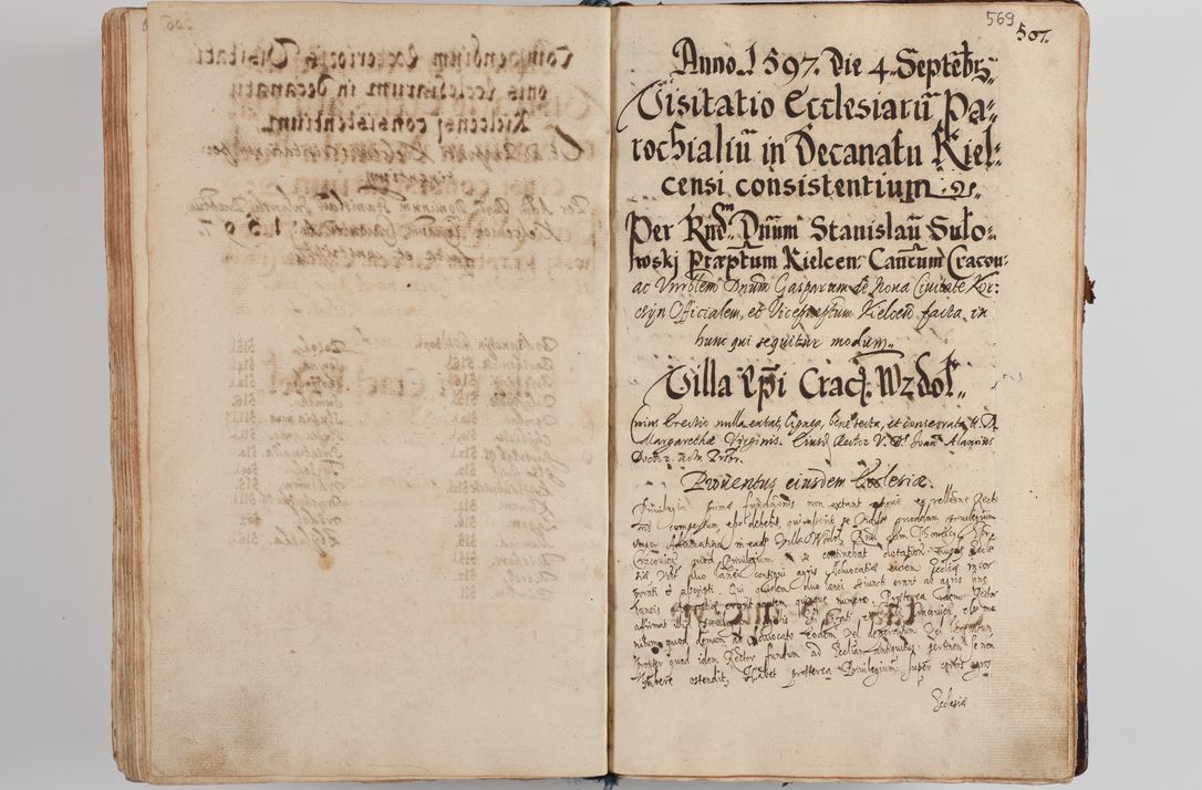 Zdjęcie nr 589 dla obiektu archiwalnego: Compendium actorum visitationis exterioris ecclesiarum existentium in et sub decanatu Pilsnensi, Mielecensi, Ropczicensi, Biecensi, Jaslensi et Żmigrodensi, ad archidiaconatum Sandecensem pertinentium, per R. D. Christophorum Kazimirski, praepositum Tarnoviensem mandato Illustrissimi et Reverendissimi Domini Georgii S. R. E. Cardinalis praesbiteri Radziwiłł nuncupati, episcopatus Cracoviensis administratoris perpetui, in Olyka et Nieswierz ducis a. D. 1595 factae