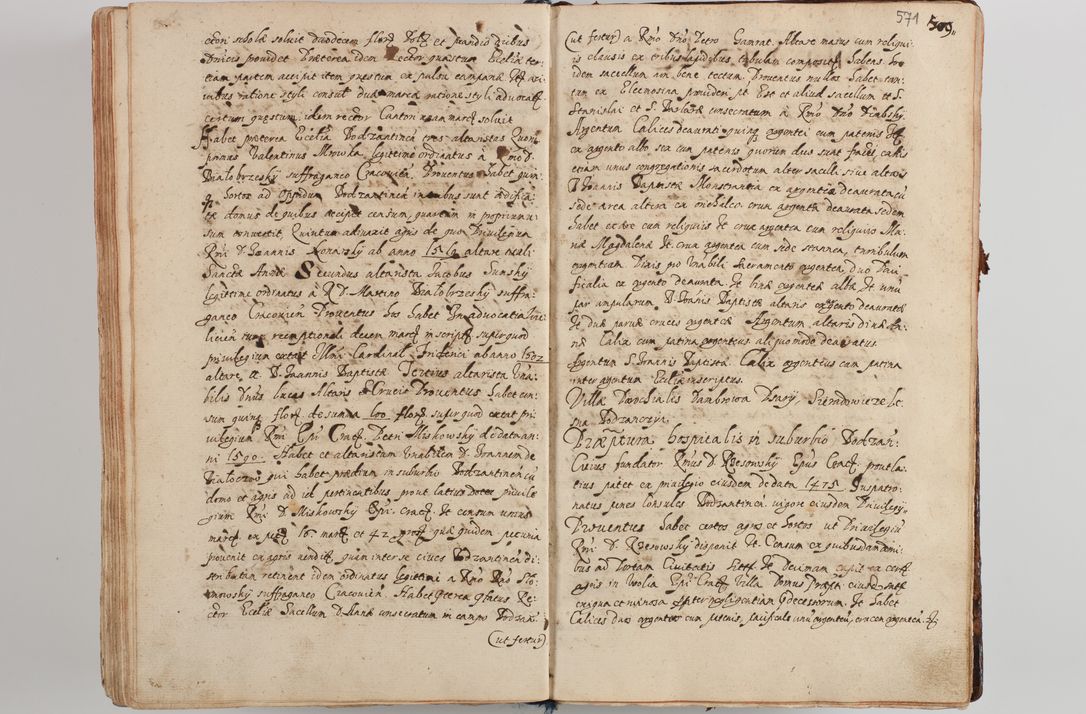 Zdjęcie nr 591 dla obiektu archiwalnego: Compendium actorum visitationis exterioris ecclesiarum existentium in et sub decanatu Pilsnensi, Mielecensi, Ropczicensi, Biecensi, Jaslensi et Żmigrodensi, ad archidiaconatum Sandecensem pertinentium, per R. D. Christophorum Kazimirski, praepositum Tarnoviensem mandato Illustrissimi et Reverendissimi Domini Georgii S. R. E. Cardinalis praesbiteri Radziwiłł nuncupati, episcopatus Cracoviensis administratoris perpetui, in Olyka et Nieswierz ducis a. D. 1595 factae