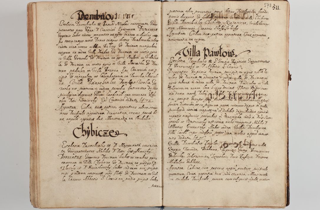 Zdjęcie nr 593 dla obiektu archiwalnego: Compendium actorum visitationis exterioris ecclesiarum existentium in et sub decanatu Pilsnensi, Mielecensi, Ropczicensi, Biecensi, Jaslensi et Żmigrodensi, ad archidiaconatum Sandecensem pertinentium, per R. D. Christophorum Kazimirski, praepositum Tarnoviensem mandato Illustrissimi et Reverendissimi Domini Georgii S. R. E. Cardinalis praesbiteri Radziwiłł nuncupati, episcopatus Cracoviensis administratoris perpetui, in Olyka et Nieswierz ducis a. D. 1595 factae