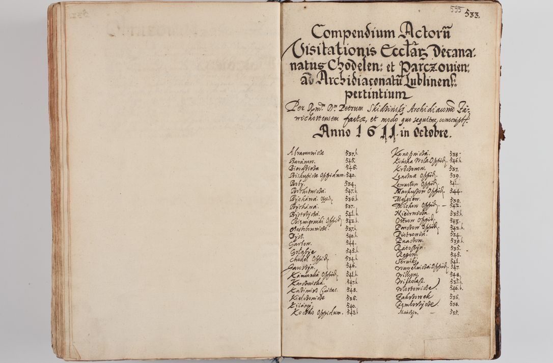 Zdjęcie nr 615 dla obiektu archiwalnego: Compendium actorum visitationis exterioris ecclesiarum existentium in et sub decanatu Pilsnensi, Mielecensi, Ropczicensi, Biecensi, Jaslensi et Żmigrodensi, ad archidiaconatum Sandecensem pertinentium, per R. D. Christophorum Kazimirski, praepositum Tarnoviensem mandato Illustrissimi et Reverendissimi Domini Georgii S. R. E. Cardinalis praesbiteri Radziwiłł nuncupati, episcopatus Cracoviensis administratoris perpetui, in Olyka et Nieswierz ducis a. D. 1595 factae