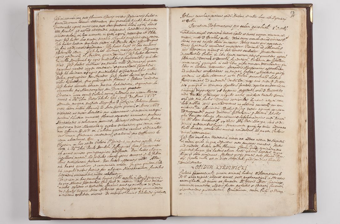 Zdjęcie nr 23 dla obiektu archiwalnego: Acta visitationis exterioris decanatuum: Pacanoviensis, Kijensis, Sokoliensis, Androwiensis, Wrocimoviensis, Proszoviensis, Vitoviensis et Bythomiensis, ad archidiaconatum Cracoviensem pertinentium in anno 1618 factae.