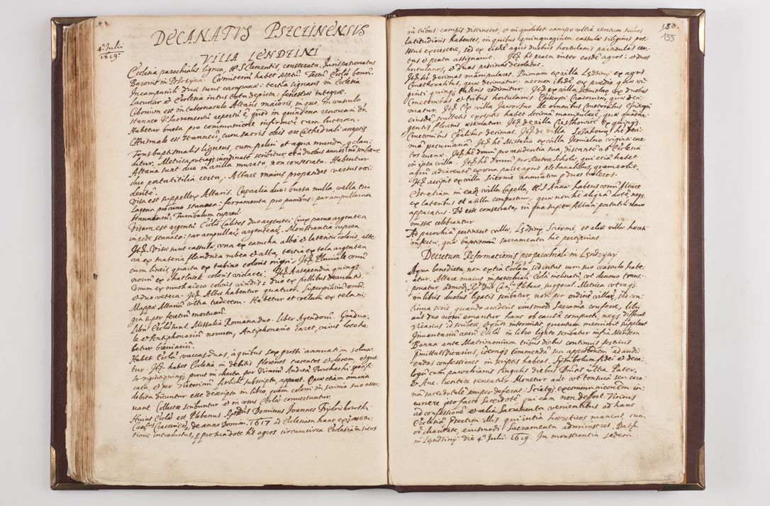 Zdjęcie nr 163 dla obiektu archiwalnego: Acta visitationis exterioris decanatuum: Pacanoviensis, Kijensis, Sokoliensis, Androwiensis, Wrocimoviensis, Proszoviensis, Vitoviensis et Bythomiensis, ad archidiaconatum Cracoviensem pertinentium in anno 1618 factae.