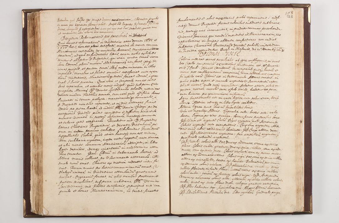 Zdjęcie nr 131 dla obiektu archiwalnego: Acta visitationis exterioris decanatuum: Pacanoviensis, Kijensis, Sokoliensis, Androwiensis, Wrocimoviensis, Proszoviensis, Vitoviensis et Bythomiensis, ad archidiaconatum Cracoviensem pertinentium in anno 1618 factae.