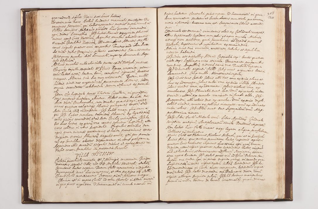Zdjęcie nr 128 dla obiektu archiwalnego: Acta visitationis exterioris decanatuum: Pacanoviensis, Kijensis, Sokoliensis, Androwiensis, Wrocimoviensis, Proszoviensis, Vitoviensis et Bythomiensis, ad archidiaconatum Cracoviensem pertinentium in anno 1618 factae.