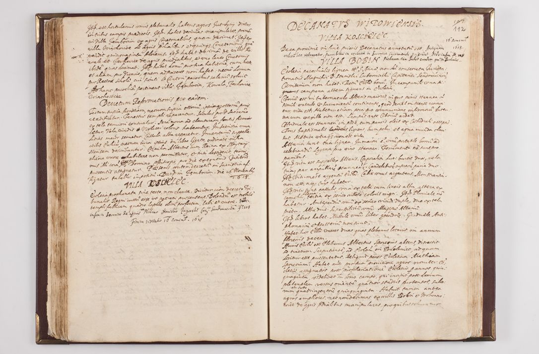 Zdjęcie nr 120 dla obiektu archiwalnego: Acta visitationis exterioris decanatuum: Pacanoviensis, Kijensis, Sokoliensis, Androwiensis, Wrocimoviensis, Proszoviensis, Vitoviensis et Bythomiensis, ad archidiaconatum Cracoviensem pertinentium in anno 1618 factae.