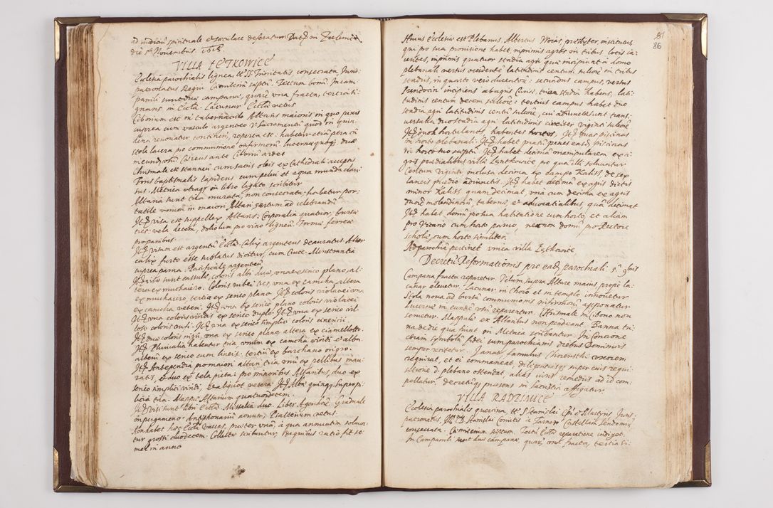 Zdjęcie nr 93 dla obiektu archiwalnego: Acta visitationis exterioris decanatuum: Pacanoviensis, Kijensis, Sokoliensis, Androwiensis, Wrocimoviensis, Proszoviensis, Vitoviensis et Bythomiensis, ad archidiaconatum Cracoviensem pertinentium in anno 1618 factae.
