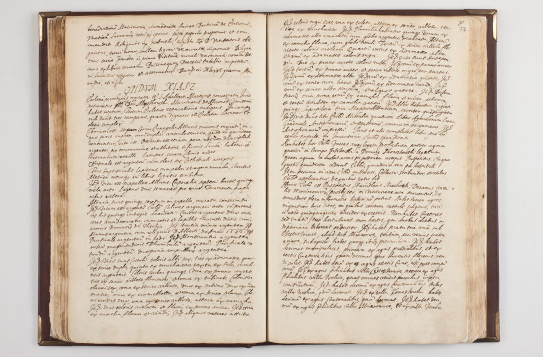 Zdjęcie nr 84 dla obiektu archiwalnego: Acta visitationis exterioris decanatuum: Pacanoviensis, Kijensis, Sokoliensis, Androwiensis, Wrocimoviensis, Proszoviensis, Vitoviensis et Bythomiensis, ad archidiaconatum Cracoviensem pertinentium in anno 1618 factae.
