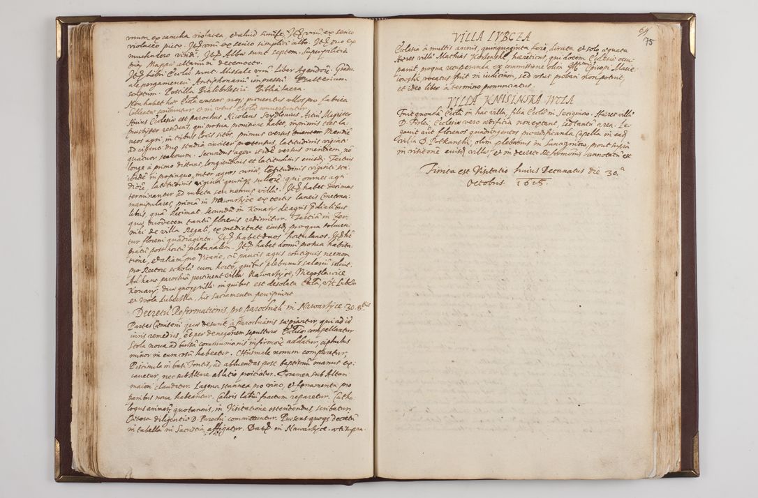Zdjęcie nr 82 dla obiektu archiwalnego: Acta visitationis exterioris decanatuum: Pacanoviensis, Kijensis, Sokoliensis, Androwiensis, Wrocimoviensis, Proszoviensis, Vitoviensis et Bythomiensis, ad archidiaconatum Cracoviensem pertinentium in anno 1618 factae.