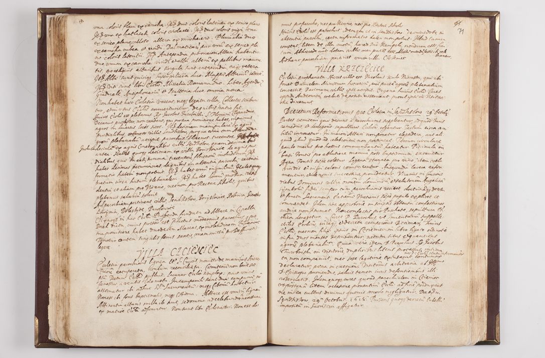 Zdjęcie nr 77 dla obiektu archiwalnego: Acta visitationis exterioris decanatuum: Pacanoviensis, Kijensis, Sokoliensis, Androwiensis, Wrocimoviensis, Proszoviensis, Vitoviensis et Bythomiensis, ad archidiaconatum Cracoviensem pertinentium in anno 1618 factae.