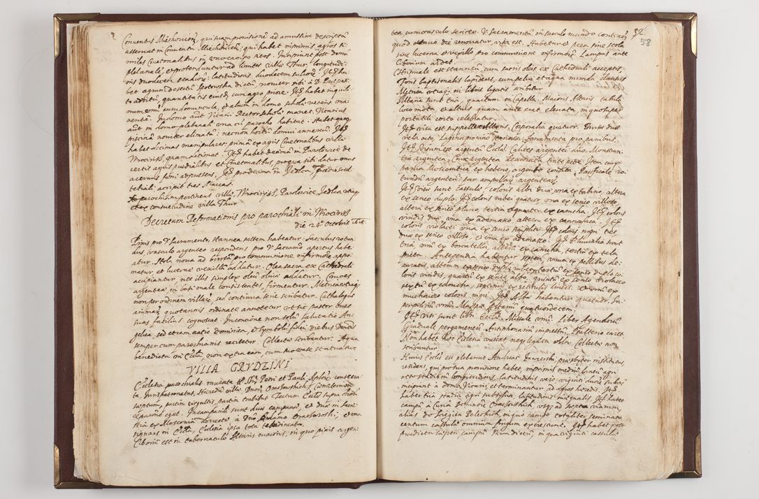 Zdjęcie nr 64 dla obiektu archiwalnego: Acta visitationis exterioris decanatuum: Pacanoviensis, Kijensis, Sokoliensis, Androwiensis, Wrocimoviensis, Proszoviensis, Vitoviensis et Bythomiensis, ad archidiaconatum Cracoviensem pertinentium in anno 1618 factae.