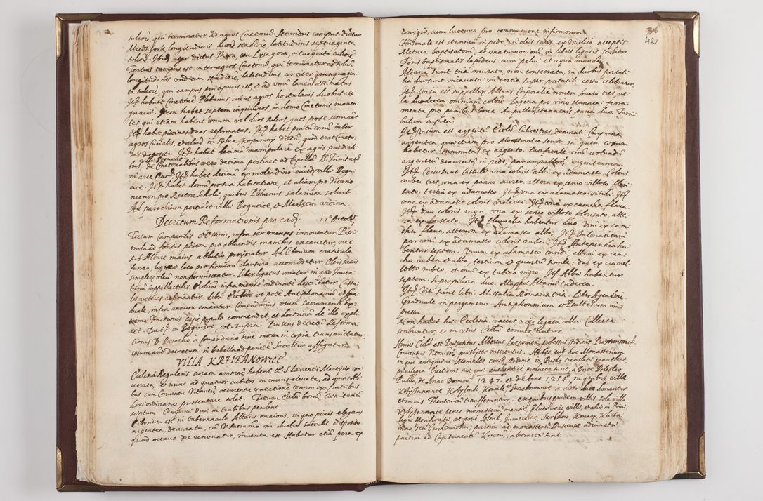 Zdjęcie nr 48 dla obiektu archiwalnego: Acta visitationis exterioris decanatuum: Pacanoviensis, Kijensis, Sokoliensis, Androwiensis, Wrocimoviensis, Proszoviensis, Vitoviensis et Bythomiensis, ad archidiaconatum Cracoviensem pertinentium in anno 1618 factae.