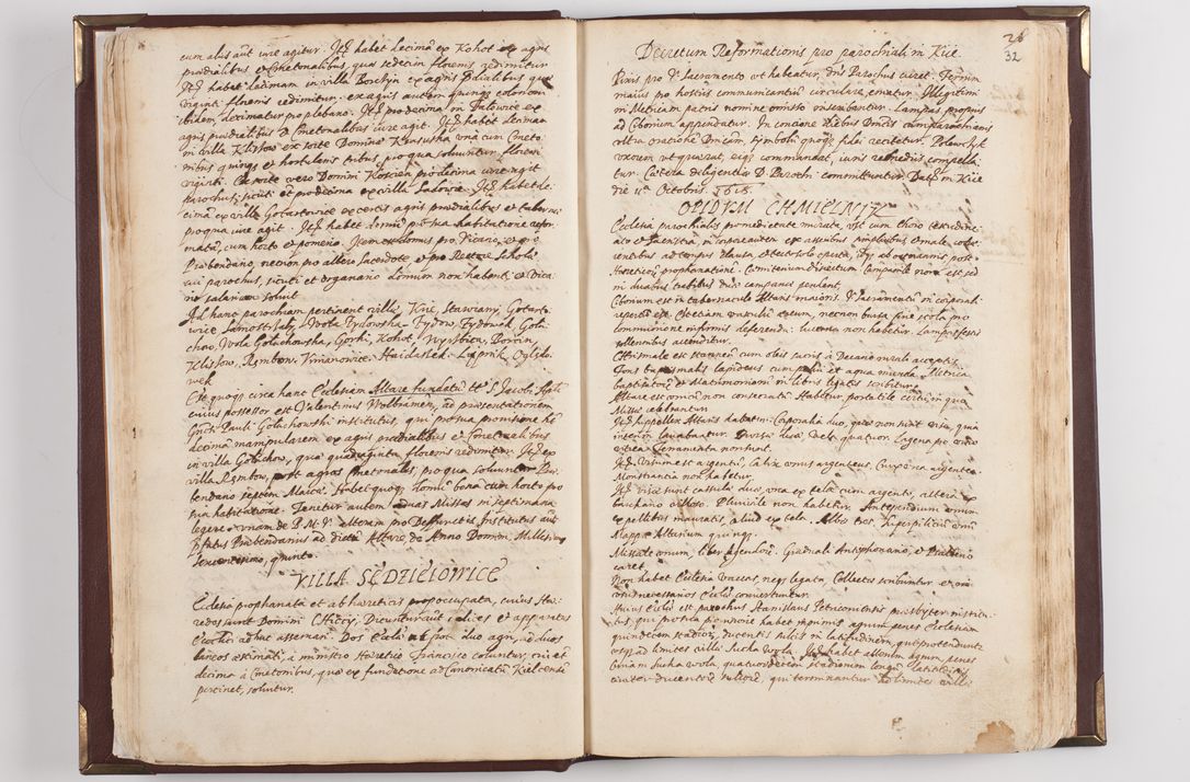 Zdjęcie nr 38 dla obiektu archiwalnego: Acta visitationis exterioris decanatuum: Pacanoviensis, Kijensis, Sokoliensis, Androwiensis, Wrocimoviensis, Proszoviensis, Vitoviensis et Bythomiensis, ad archidiaconatum Cracoviensem pertinentium in anno 1618 factae.