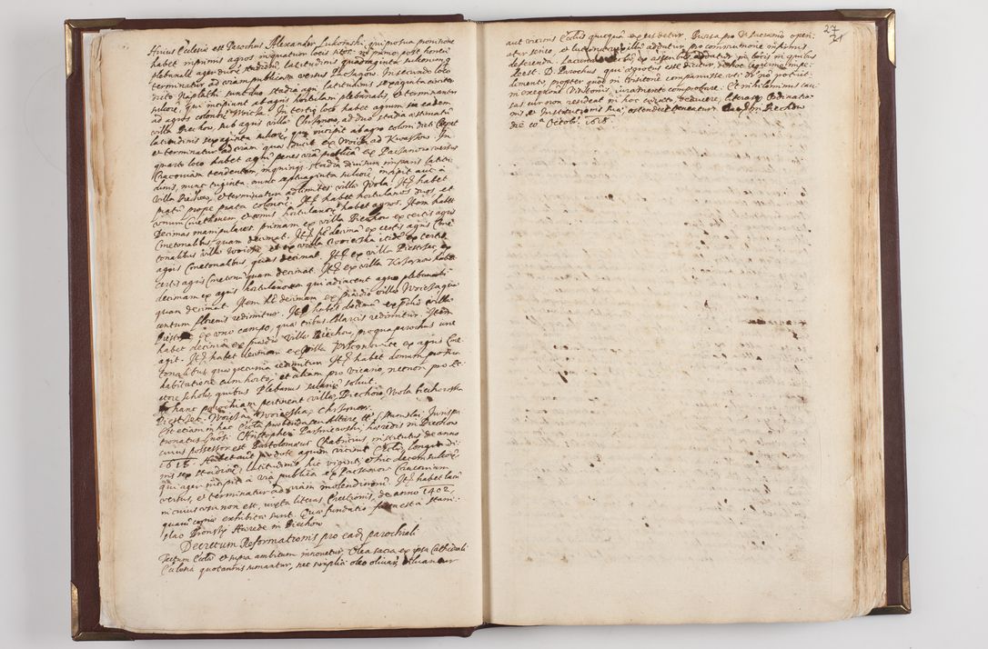 Zdjęcie nr 33 dla obiektu archiwalnego: Acta visitationis exterioris decanatuum: Pacanoviensis, Kijensis, Sokoliensis, Androwiensis, Wrocimoviensis, Proszoviensis, Vitoviensis et Bythomiensis, ad archidiaconatum Cracoviensem pertinentium in anno 1618 factae.