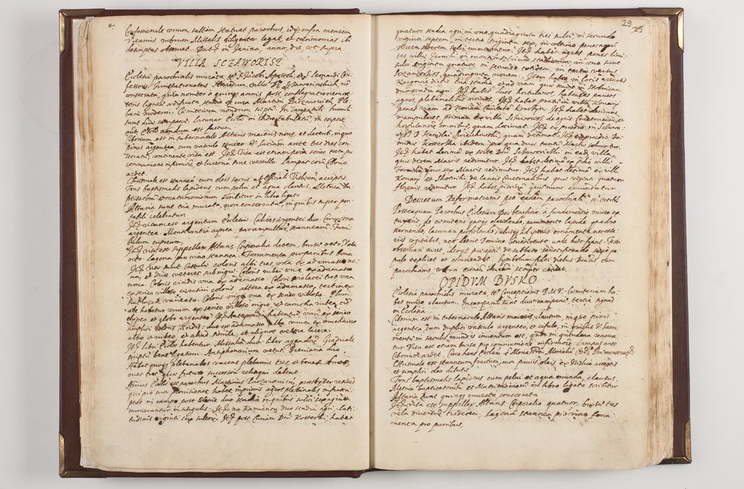 Zdjęcie nr 35 dla obiektu archiwalnego: Acta visitationis exterioris decanatuum: Pacanoviensis, Kijensis, Sokoliensis, Androwiensis, Wrocimoviensis, Proszoviensis, Vitoviensis et Bythomiensis, ad archidiaconatum Cracoviensem pertinentium in anno 1618 factae.