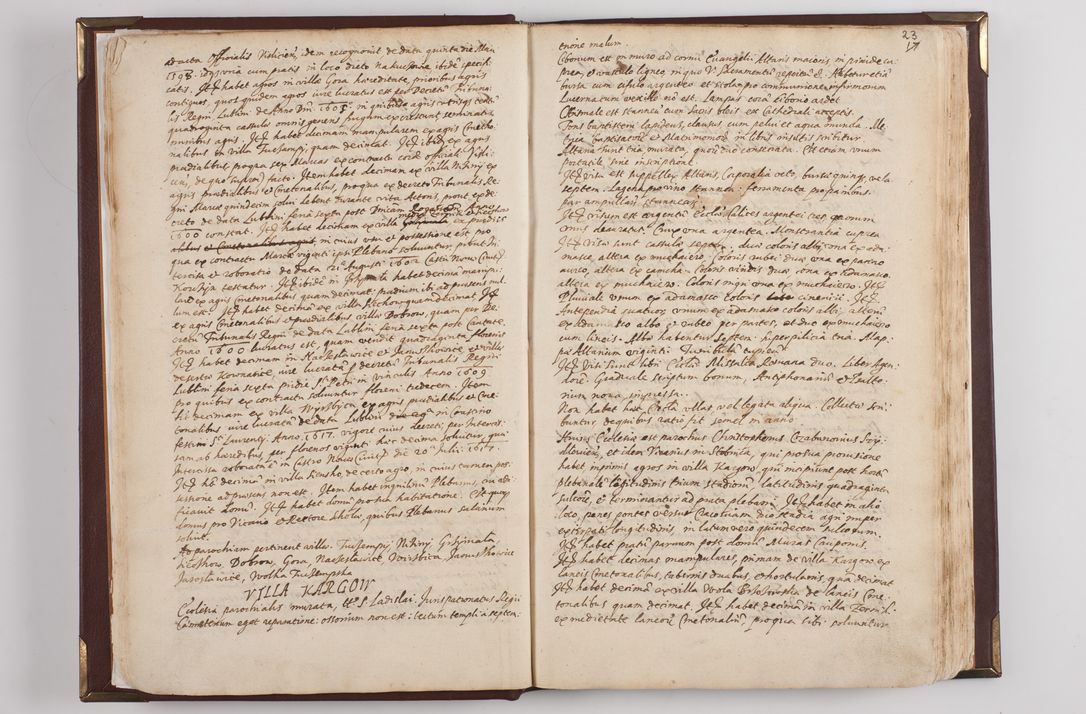 Zdjęcie nr 29 dla obiektu archiwalnego: Acta visitationis exterioris decanatuum: Pacanoviensis, Kijensis, Sokoliensis, Androwiensis, Wrocimoviensis, Proszoviensis, Vitoviensis et Bythomiensis, ad archidiaconatum Cracoviensem pertinentium in anno 1618 factae.