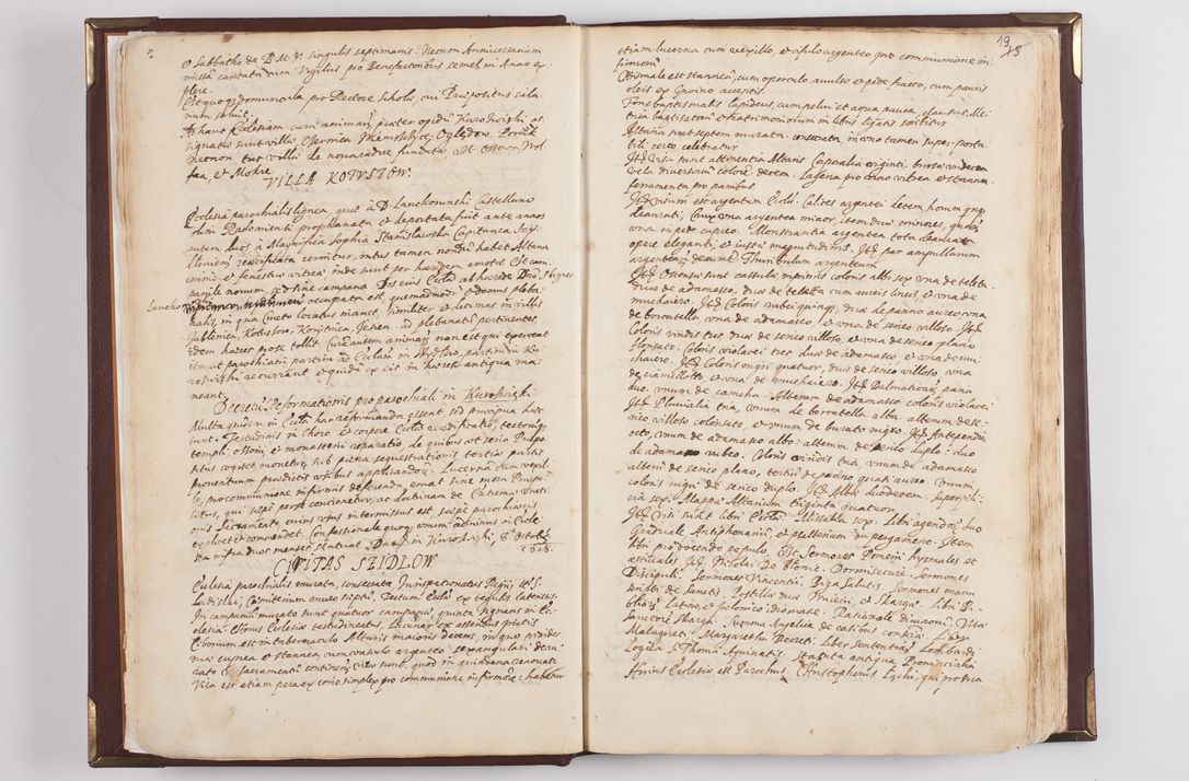 Zdjęcie nr 25 dla obiektu archiwalnego: Acta visitationis exterioris decanatuum: Pacanoviensis, Kijensis, Sokoliensis, Androwiensis, Wrocimoviensis, Proszoviensis, Vitoviensis et Bythomiensis, ad archidiaconatum Cracoviensem pertinentium in anno 1618 factae.