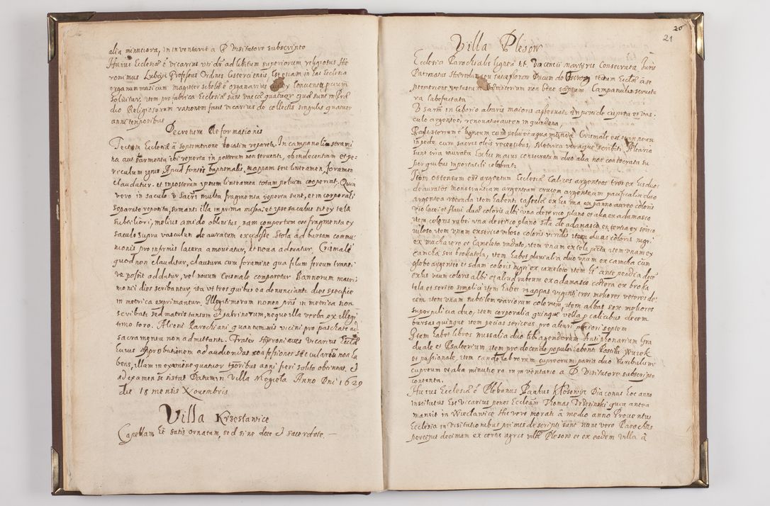 Zdjęcie nr 28 dla obiektu archiwalnego: Acta visitationis exterioris decanatuum: Wielicensis, Proszoviensis, Lipnicensis et Skalensis per R. D. Joannem Foxium, archidiaconum Cracoviensem ex commissione R. D. Andreae Lipski, episcopi Cracoviensis in a. D. 1628 - 1629 factae.