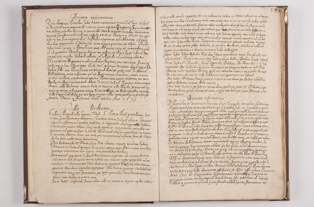 Zdjęcie nr 15 dla obiektu archiwalnego: Acta visitationis exterioris decanatuum: Wielicensis, Proszoviensis, Lipnicensis et Skalensis per R. D. Joannem Foxium, archidiaconum Cracoviensem ex commissione R. D. Andreae Lipski, episcopi Cracoviensis in a. D. 1628 - 1629 factae.