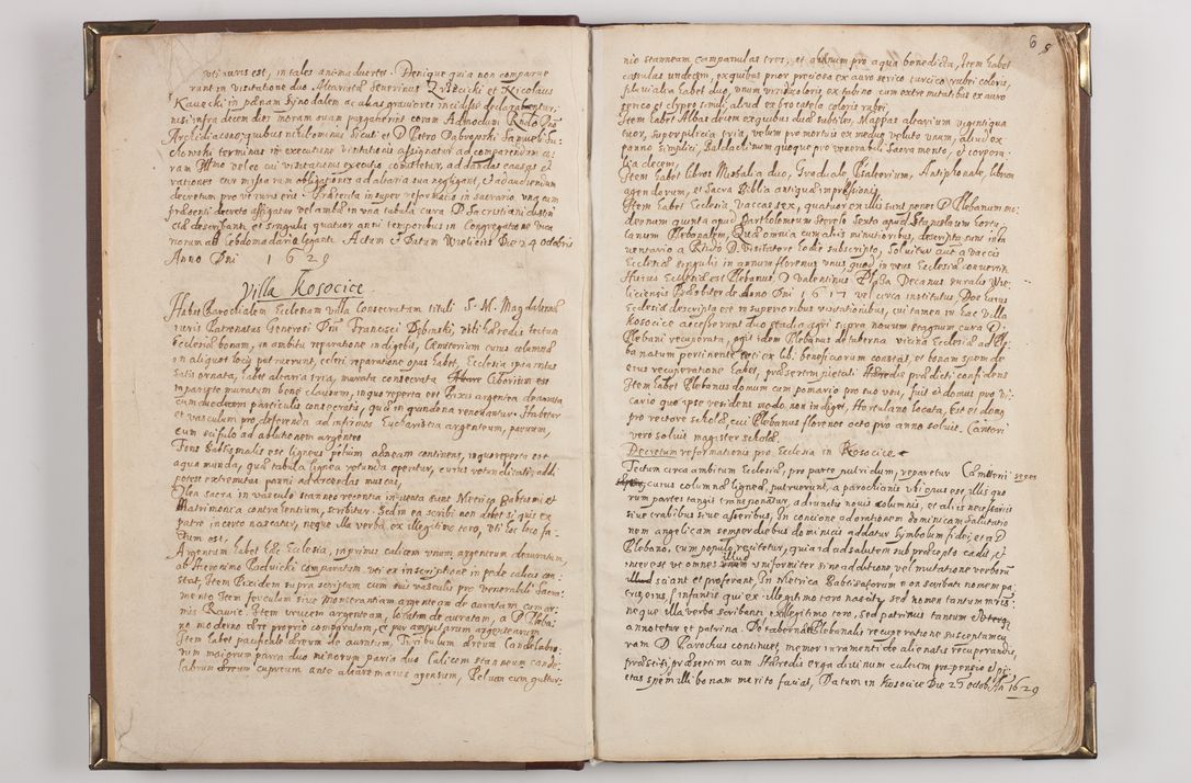 Zdjęcie nr 12 dla obiektu archiwalnego: Acta visitationis exterioris decanatuum: Wielicensis, Proszoviensis, Lipnicensis et Skalensis per R. D. Joannem Foxium, archidiaconum Cracoviensem ex commissione R. D. Andreae Lipski, episcopi Cracoviensis in a. D. 1628 - 1629 factae.