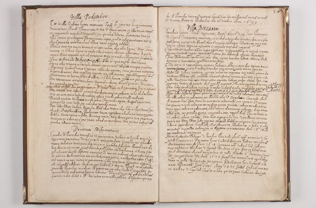 Zdjęcie nr 14 dla obiektu archiwalnego: Acta visitationis exterioris decanatuum: Wielicensis, Proszoviensis, Lipnicensis et Skalensis per R. D. Joannem Foxium, archidiaconum Cracoviensem ex commissione R. D. Andreae Lipski, episcopi Cracoviensis in a. D. 1628 - 1629 factae.