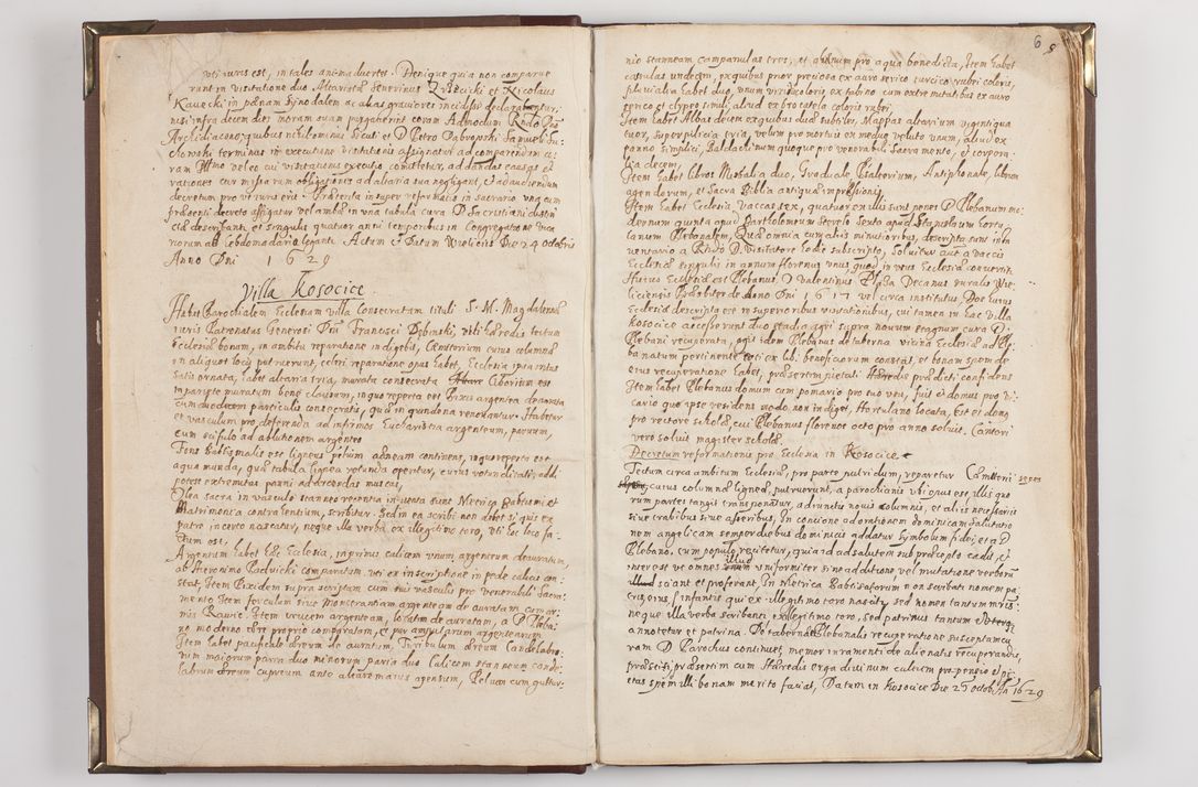 Zdjęcie nr 13 dla obiektu archiwalnego: Acta visitationis exterioris decanatuum: Wielicensis, Proszoviensis, Lipnicensis et Skalensis per R. D. Joannem Foxium, archidiaconum Cracoviensem ex commissione R. D. Andreae Lipski, episcopi Cracoviensis in a. D. 1628 - 1629 factae.