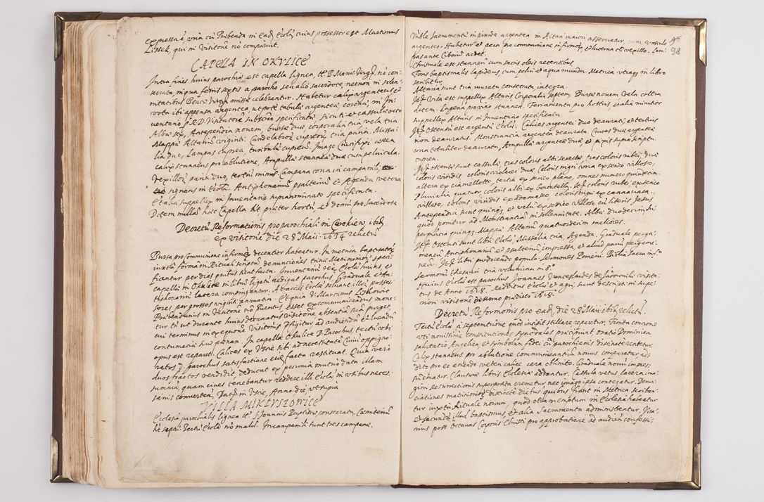 Zdjęcie nr 106 dla obiektu archiwalnego: Acta visitationis exterioris decanatuum: Wielicensis, Proszoviensis, Lipnicensis et Skalensis per R. D. Joannem Foxium, archidiaconum Cracoviensem ex commissione R. D. Andreae Lipski, episcopi Cracoviensis in a. D. 1628 - 1629 factae.