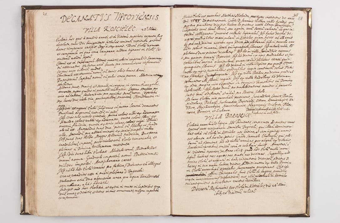 Zdjęcie nr 96 dla obiektu archiwalnego: Acta visitationis exterioris decanatuum: Wielicensis, Proszoviensis, Lipnicensis et Skalensis per R. D. Joannem Foxium, archidiaconum Cracoviensem ex commissione R. D. Andreae Lipski, episcopi Cracoviensis in a. D. 1628 - 1629 factae.