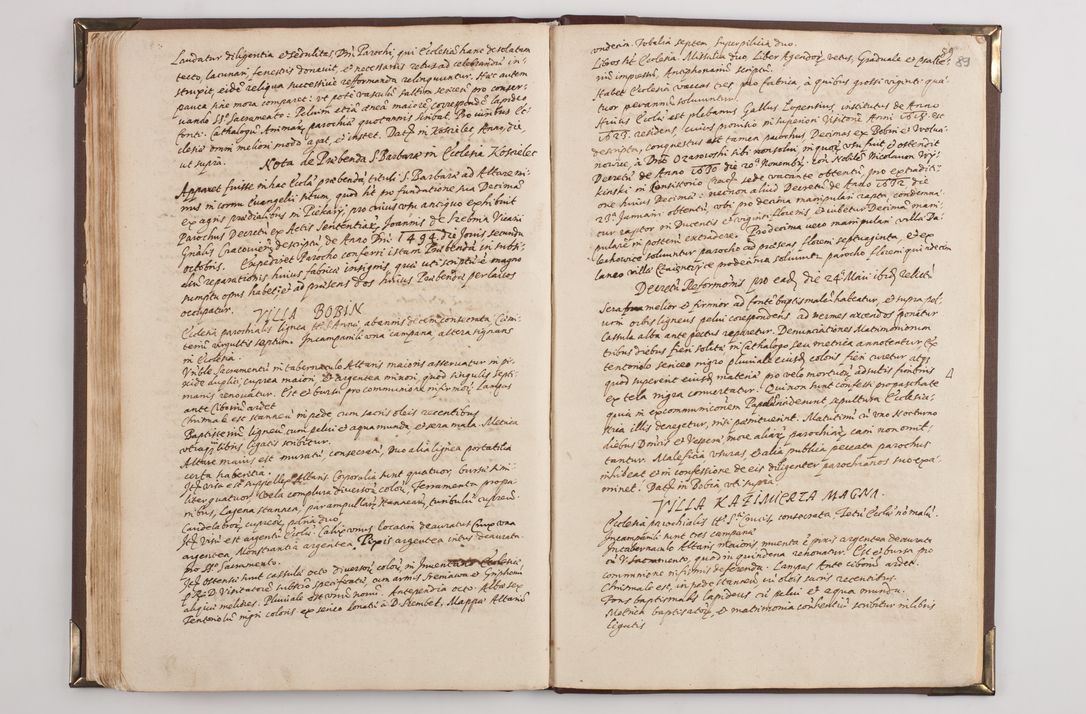 Zdjęcie nr 97 dla obiektu archiwalnego: Acta visitationis exterioris decanatuum: Wielicensis, Proszoviensis, Lipnicensis et Skalensis per R. D. Joannem Foxium, archidiaconum Cracoviensem ex commissione R. D. Andreae Lipski, episcopi Cracoviensis in a. D. 1628 - 1629 factae.