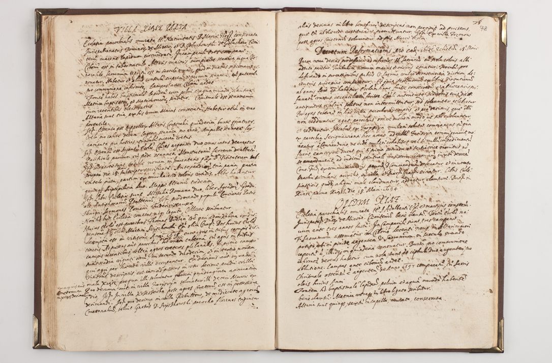 Zdjęcie nr 86 dla obiektu archiwalnego: Acta visitationis exterioris decanatuum: Wielicensis, Proszoviensis, Lipnicensis et Skalensis per R. D. Joannem Foxium, archidiaconum Cracoviensem ex commissione R. D. Andreae Lipski, episcopi Cracoviensis in a. D. 1628 - 1629 factae.