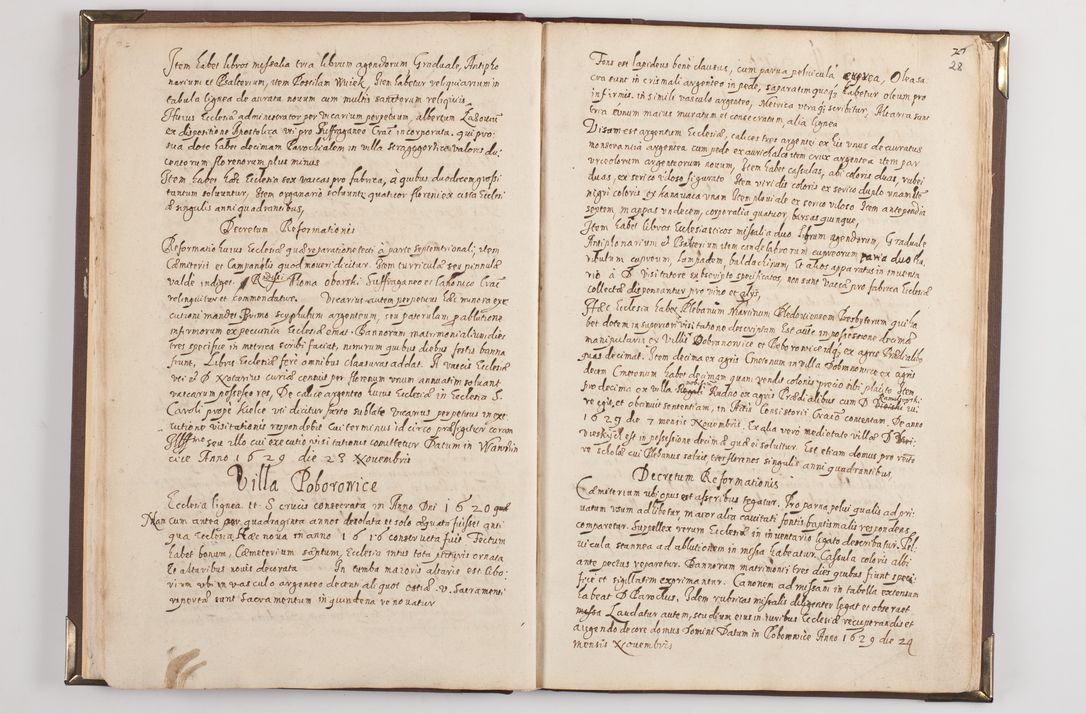 Zdjęcie nr 36 dla obiektu archiwalnego: Acta visitationis exterioris decanatuum: Wielicensis, Proszoviensis, Lipnicensis et Skalensis per R. D. Joannem Foxium, archidiaconum Cracoviensem ex commissione R. D. Andreae Lipski, episcopi Cracoviensis in a. D. 1628 - 1629 factae.