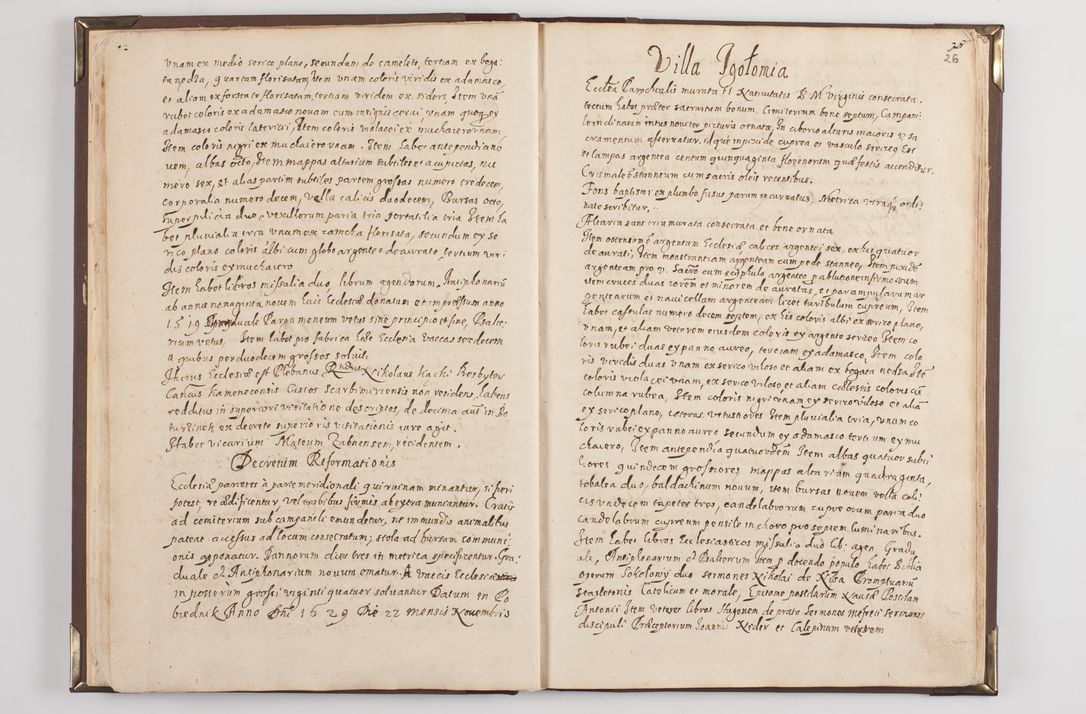 Zdjęcie nr 34 dla obiektu archiwalnego: Acta visitationis exterioris decanatuum: Wielicensis, Proszoviensis, Lipnicensis et Skalensis per R. D. Joannem Foxium, archidiaconum Cracoviensem ex commissione R. D. Andreae Lipski, episcopi Cracoviensis in a. D. 1628 - 1629 factae.