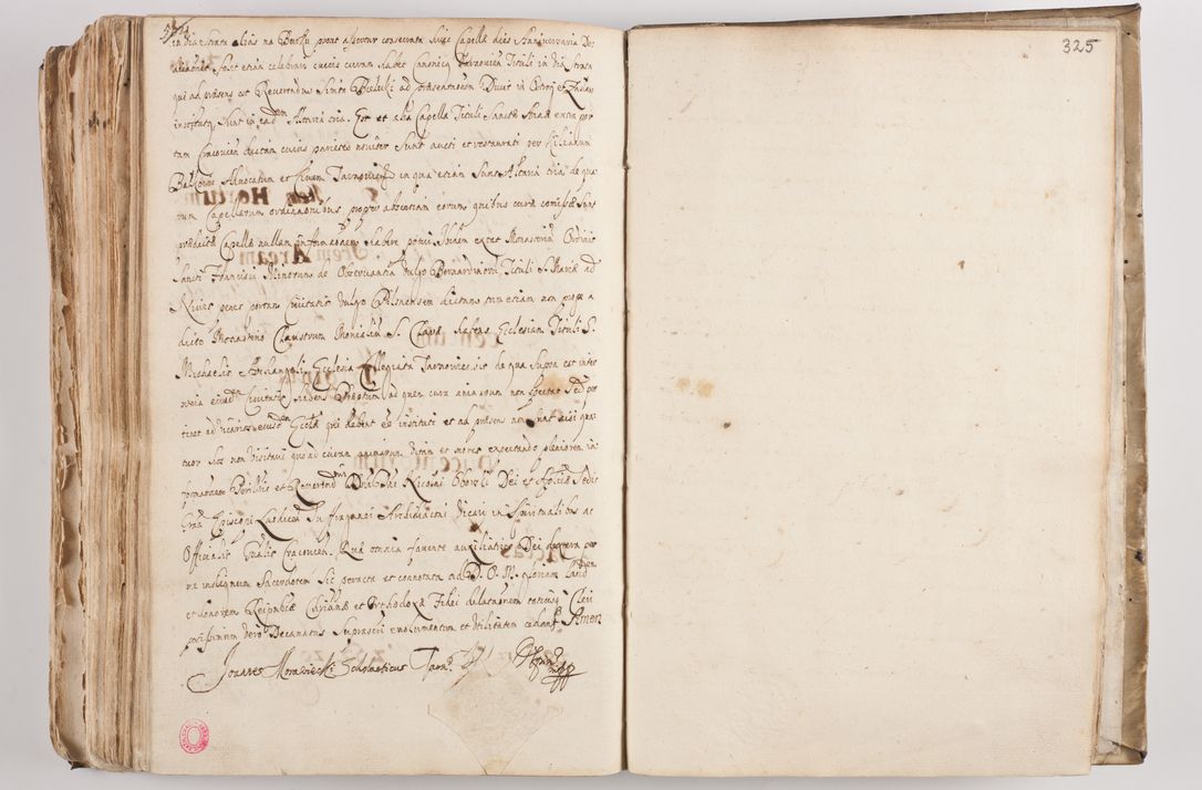 Zdjęcie nr 340 dla obiektu archiwalnego: Acta visitationis per me Alexandrum Mathiam Rudzki Commissarium ad hoc nunus in dusbus decanatibus Lipnicensis et Voynicensis 