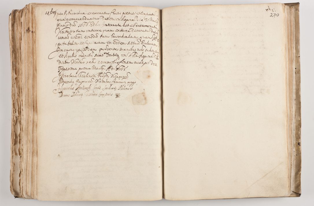 Zdjęcie nr 284 dla obiektu archiwalnego: Acta visitationis per me Alexandrum Mathiam Rudzki Commissarium ad hoc nunus in dusbus decanatibus Lipnicensis et Voynicensis 