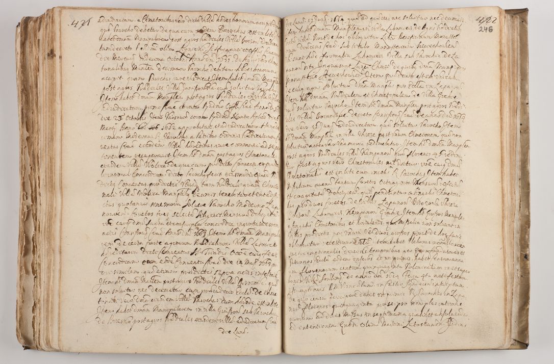 Zdjęcie nr 260 dla obiektu archiwalnego: Acta visitationis per me Alexandrum Mathiam Rudzki Commissarium ad hoc nunus in dusbus decanatibus Lipnicensis et Voynicensis 