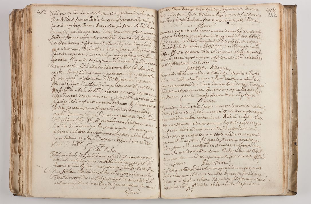 Zdjęcie nr 256 dla obiektu archiwalnego: Acta visitationis per me Alexandrum Mathiam Rudzki Commissarium ad hoc nunus in dusbus decanatibus Lipnicensis et Voynicensis 