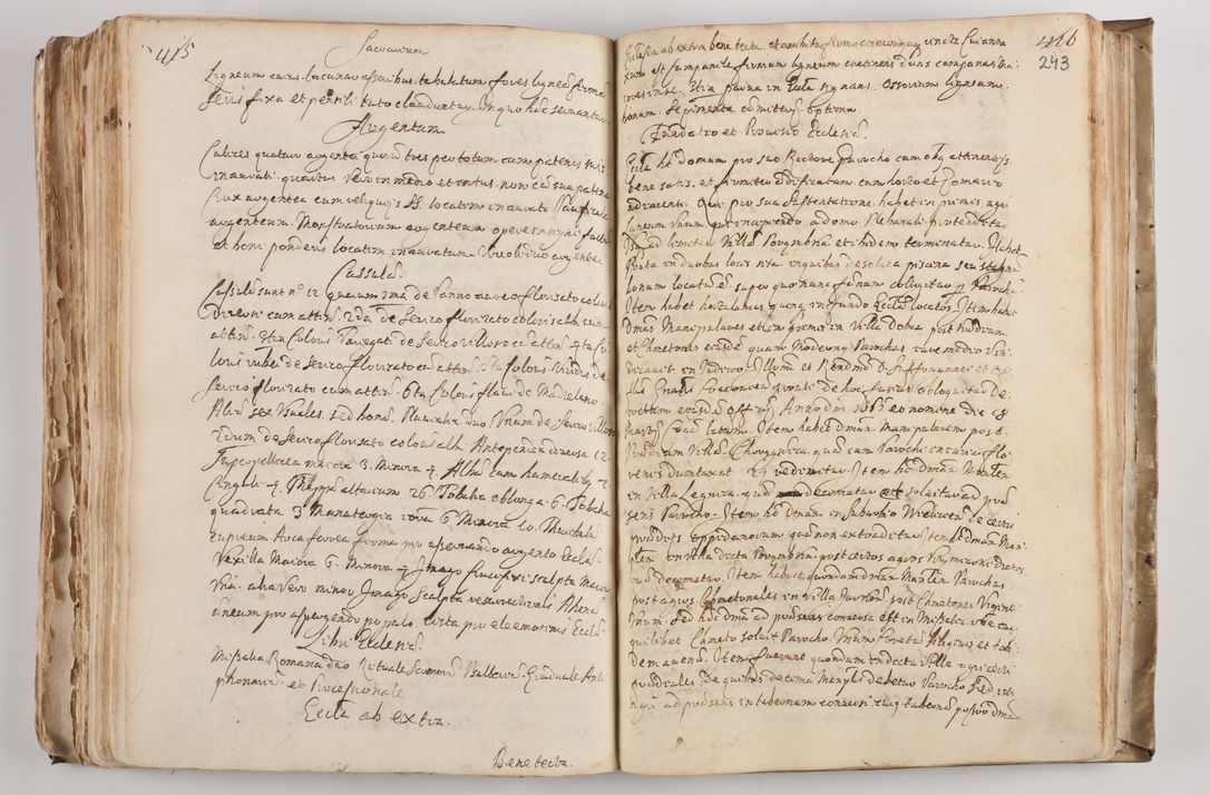 Zdjęcie nr 257 dla obiektu archiwalnego: Acta visitationis per me Alexandrum Mathiam Rudzki Commissarium ad hoc nunus in dusbus decanatibus Lipnicensis et Voynicensis 