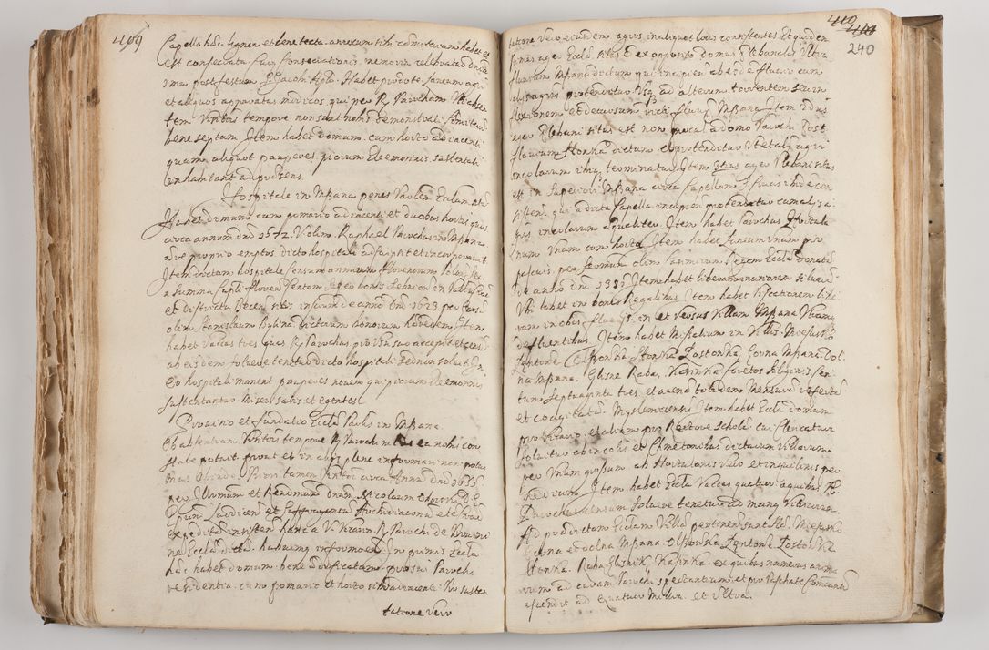 Zdjęcie nr 254 dla obiektu archiwalnego: Acta visitationis per me Alexandrum Mathiam Rudzki Commissarium ad hoc nunus in dusbus decanatibus Lipnicensis et Voynicensis 