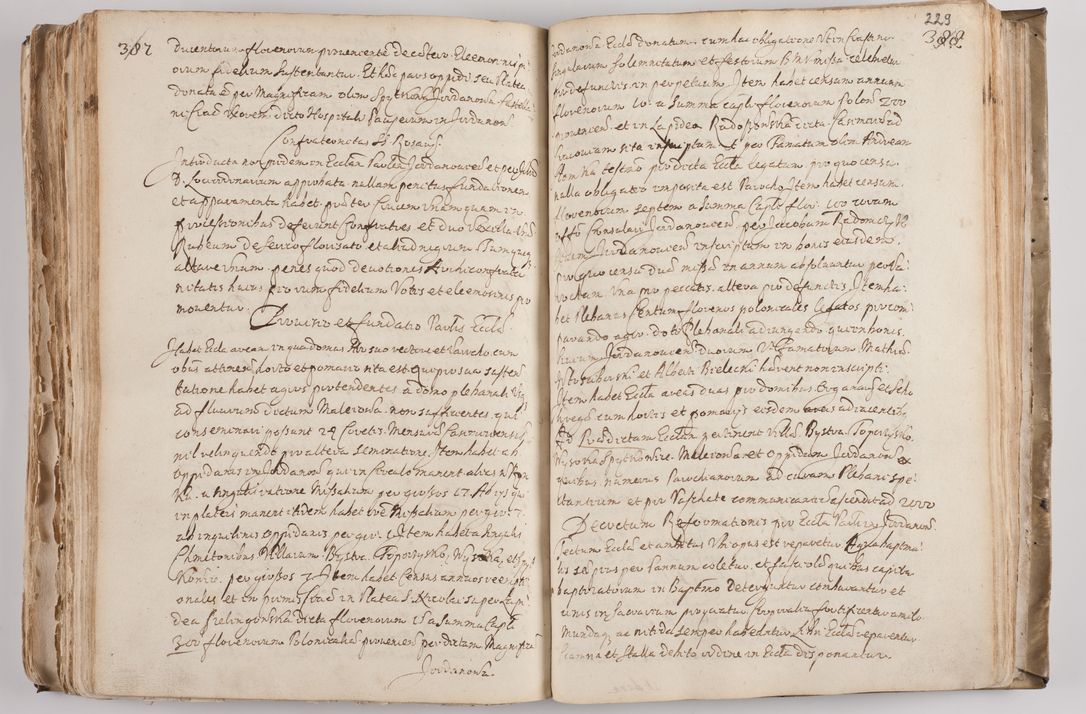 Zdjęcie nr 243 dla obiektu archiwalnego: Acta visitationis per me Alexandrum Mathiam Rudzki Commissarium ad hoc nunus in dusbus decanatibus Lipnicensis et Voynicensis 